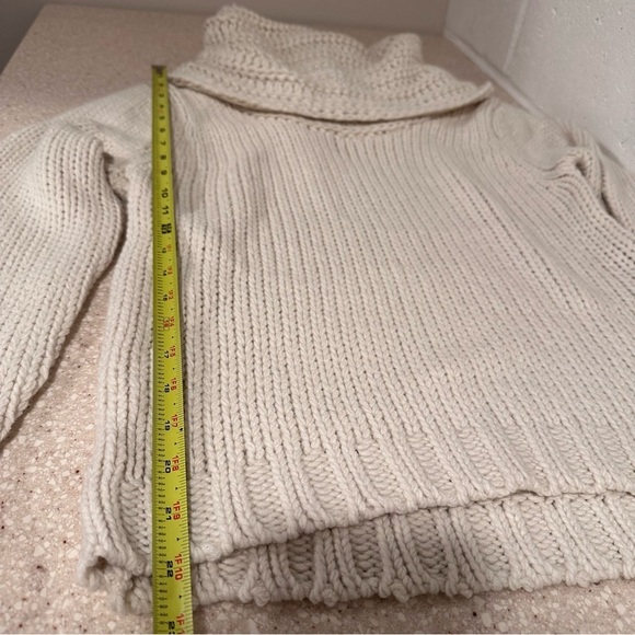 NWT Miracle Sweater M/L Cowl Neck Knit Cable Sweater - Picture 14 of 17